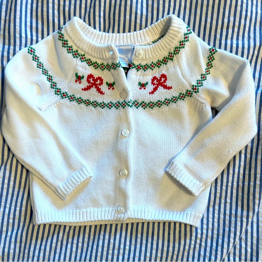 Little English Holiday Cardigan